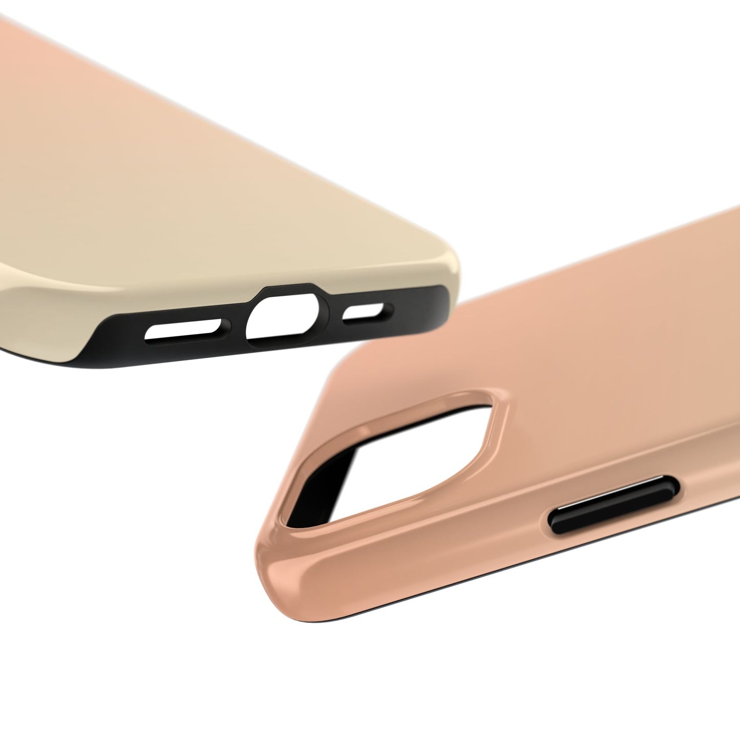 Gradient Tough Phone Case — Peach Ombre Protective Cover