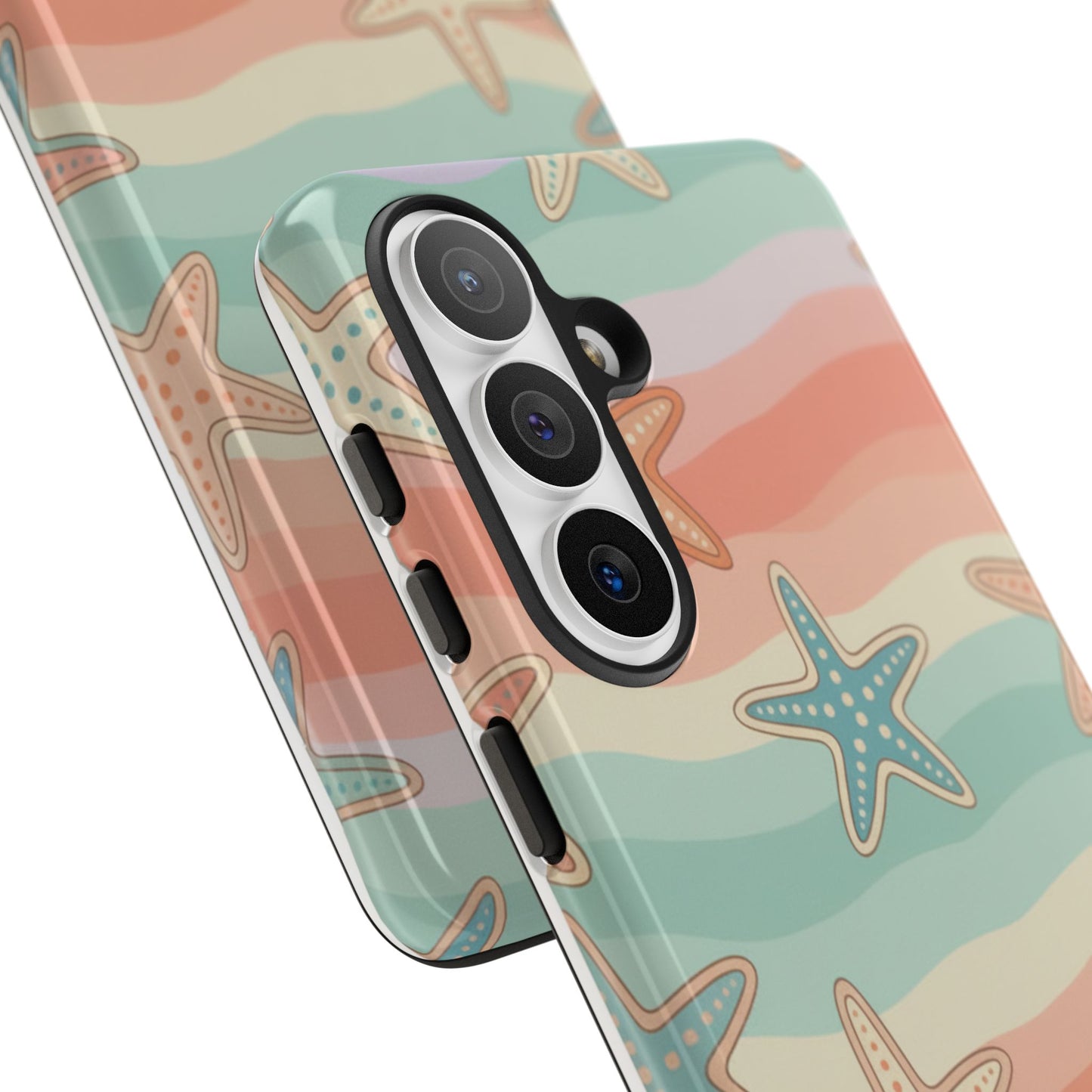 Starfish Wave Tough Phone Case — Pastel Beach Protective Cover