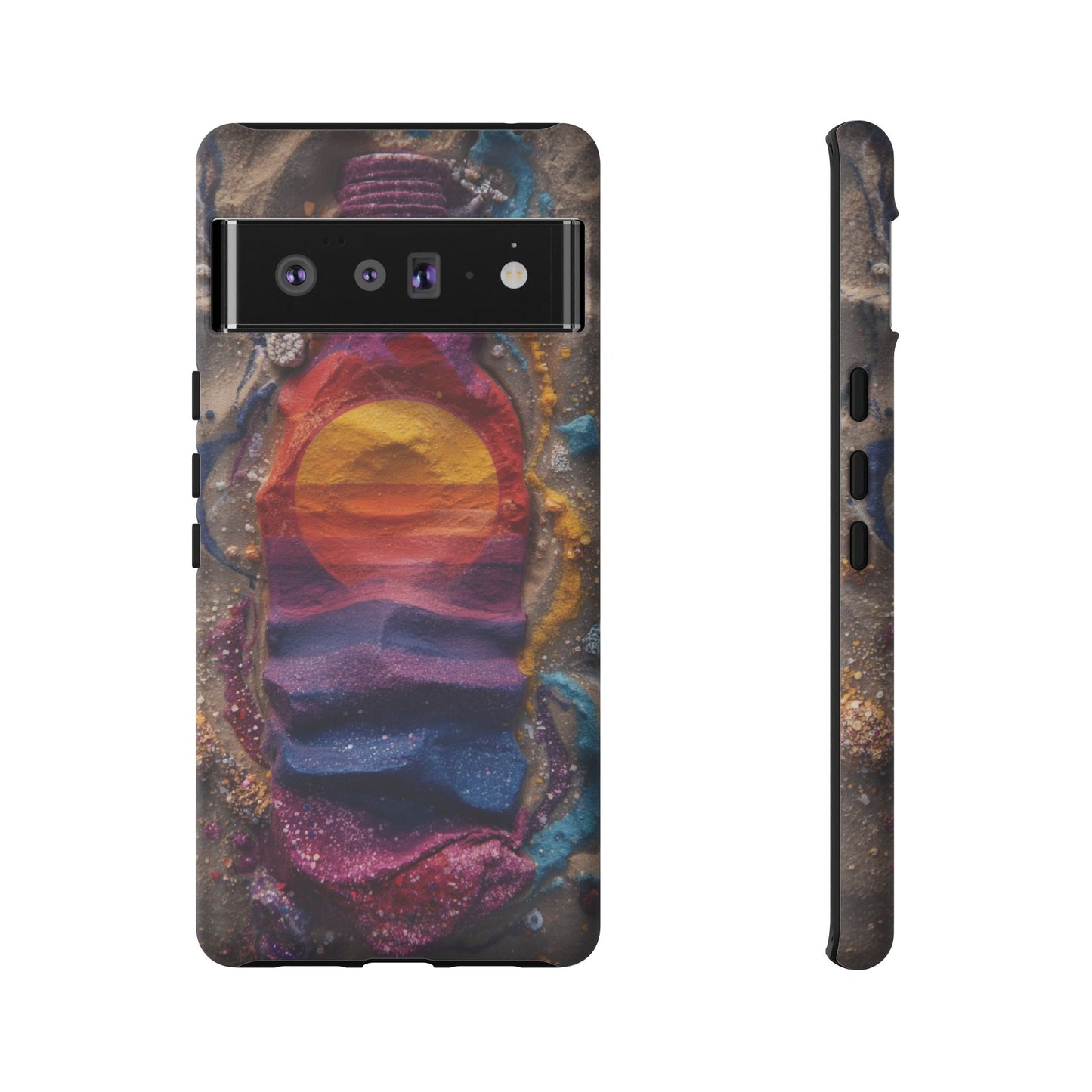 Phone Case — Colorful Sand Art Sunset Tough Protective Case