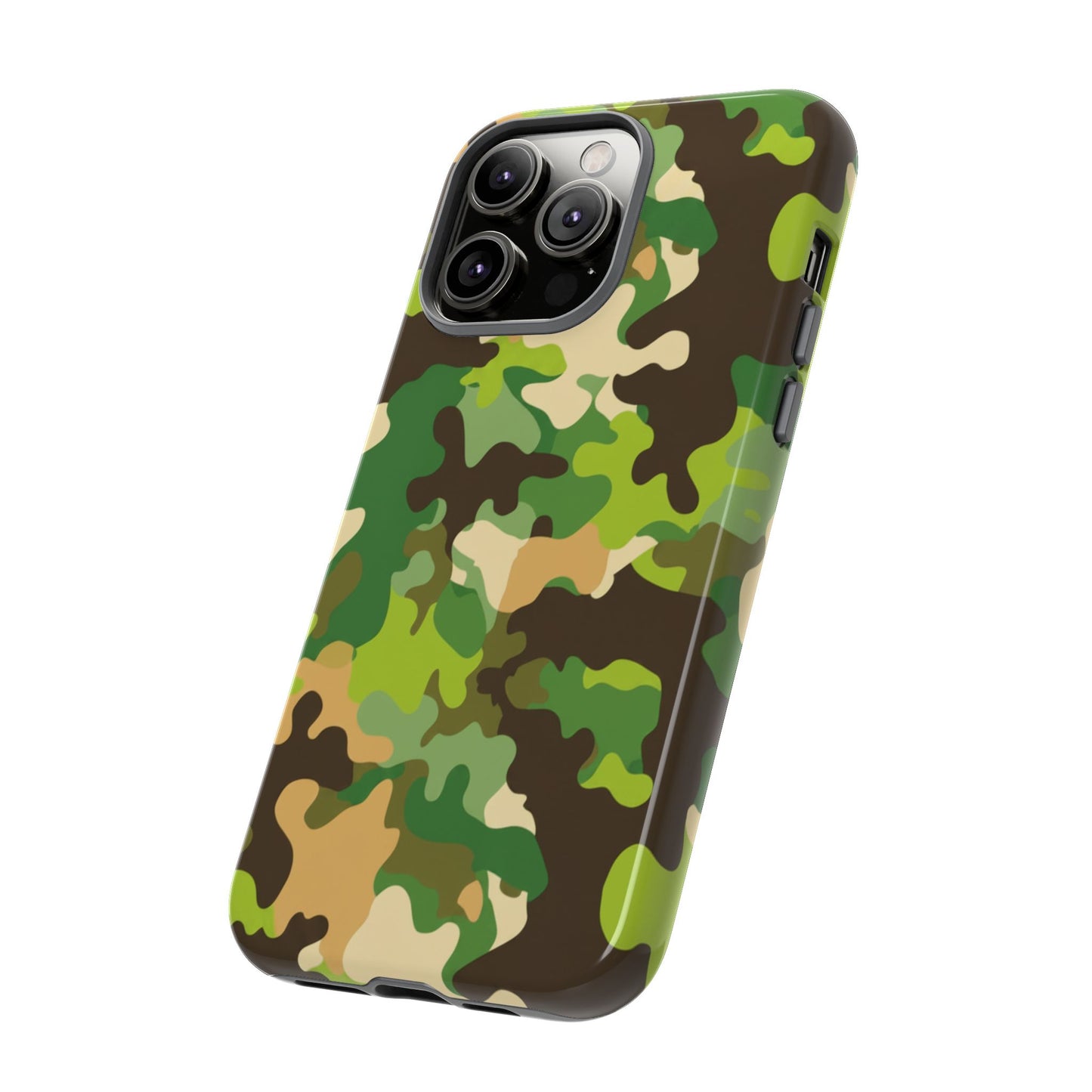Camouflage Tough Phone Case — Military Camo Protective Cover