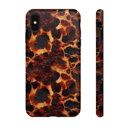 Tortoiseshell Phone Case — Protective iPhone Cover with Classic Amber Pattern