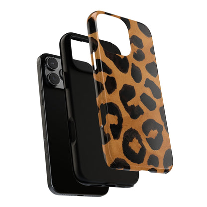 Leopard Print Tough Phone Case — Protective Animal Print iPhone Case