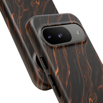 Copper Swirl Phone Case — Tough Protective iPhone Cover