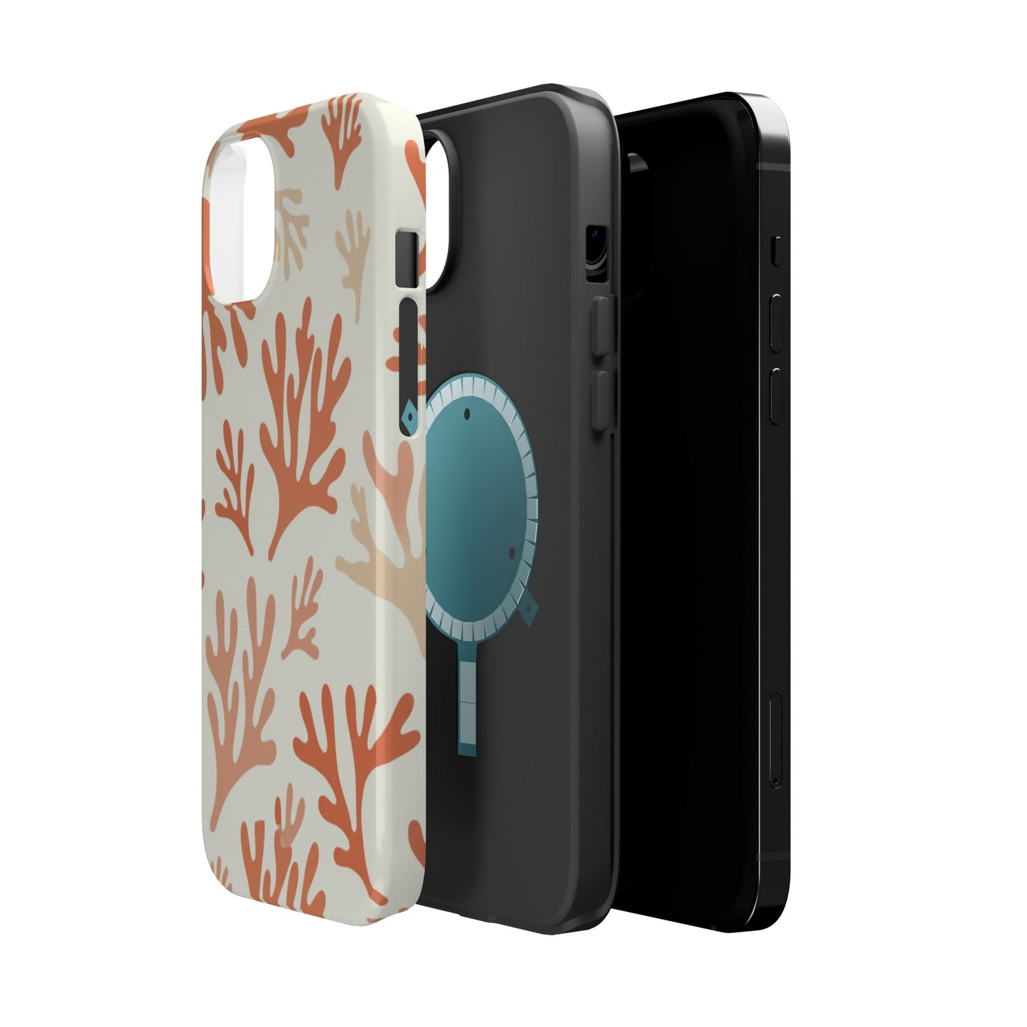 Coral Reef Magnetic Impact Phone Case — Protective MagSafe-Compatible Design