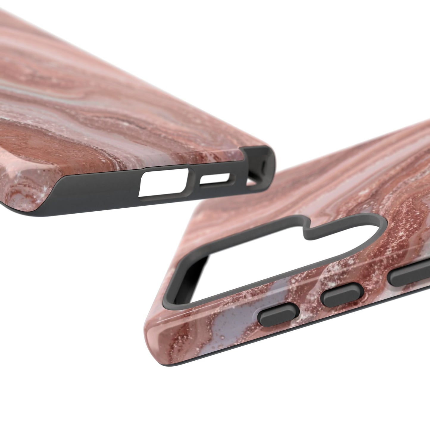 Rose Gold Marble Tough Phone Case