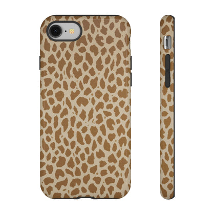 Leopard Print Tough Phone Case — Slim Protective Animal Pattern