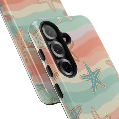 Starfish Wave Tough Phone Case — Pastel Beach Protective Cover