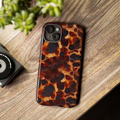 Tortoiseshell Phone Case — Protective iPhone Cover with Classic Amber Pattern