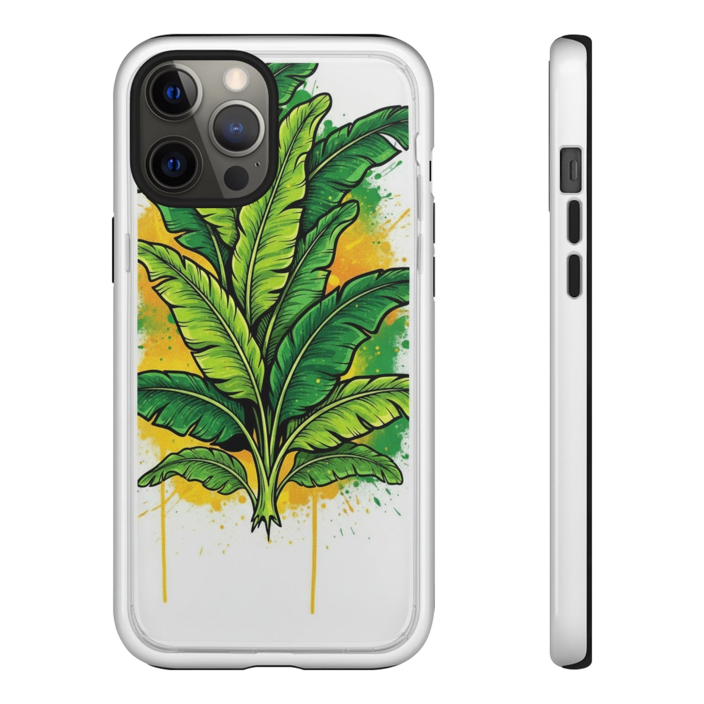 Tropical Banana Leaf Phone Case — Vibrant Green Plant Protector