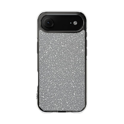 Clear Magnetic Impact Phone Case — Sparkle Glitter Protective Cover