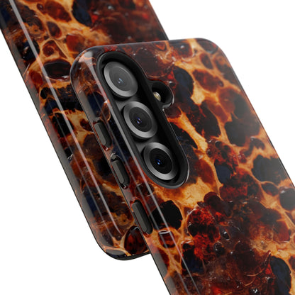 Tortoiseshell Phone Case — Protective iPhone Cover with Classic Amber Pattern