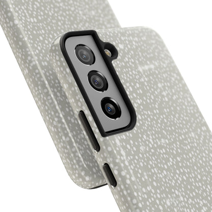 Speckled Gray Tough Phone Case — Protective Shockproof iPhone Cover