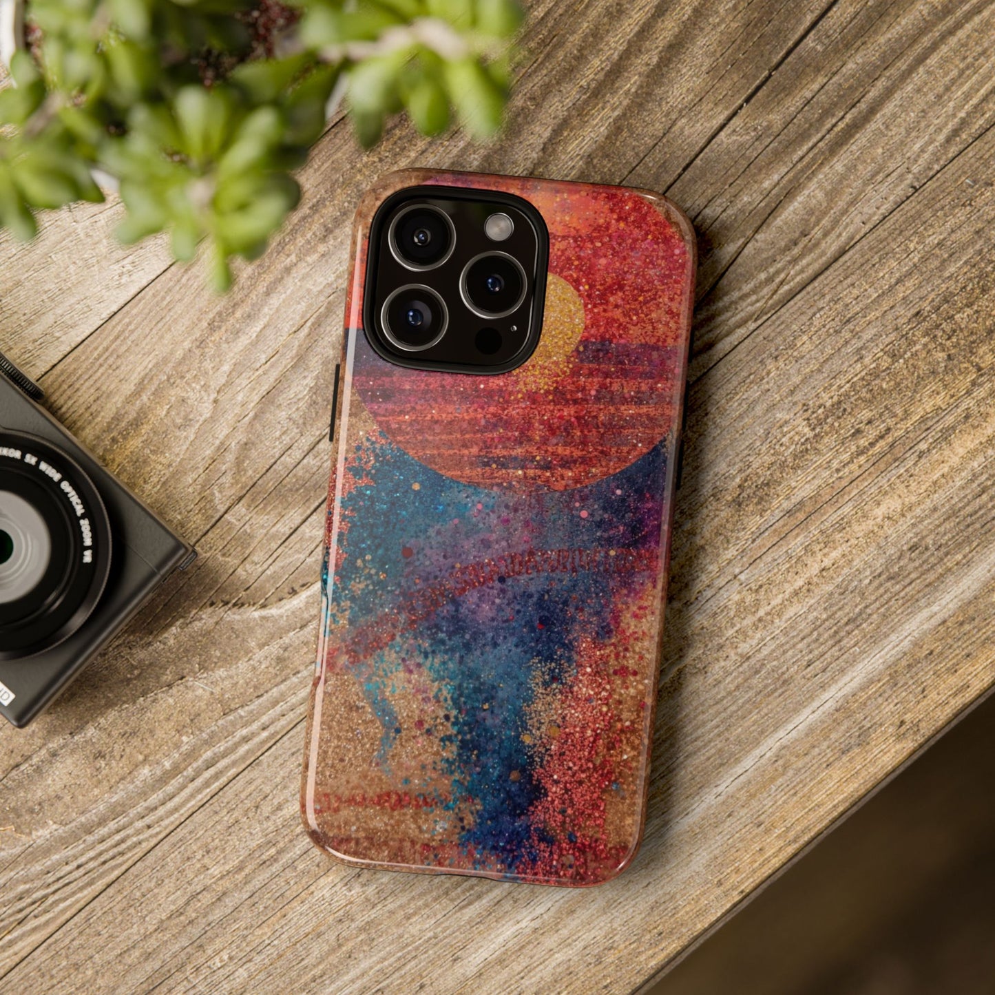 Retro Sunset Tough Phone Case