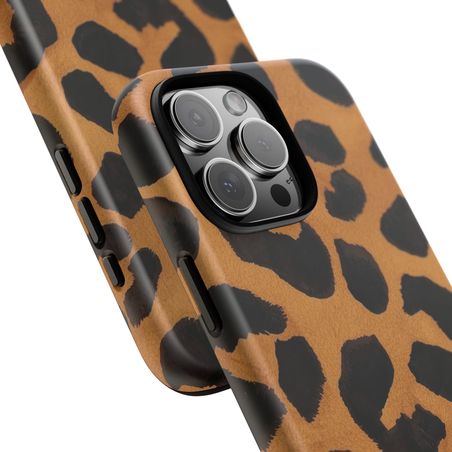 Leopard Print Tough Phone Case — Protective Animal Print iPhone Case