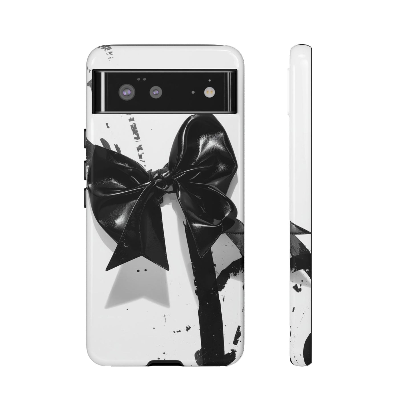 Phone Case — Black Bow Graphic Protective Cover