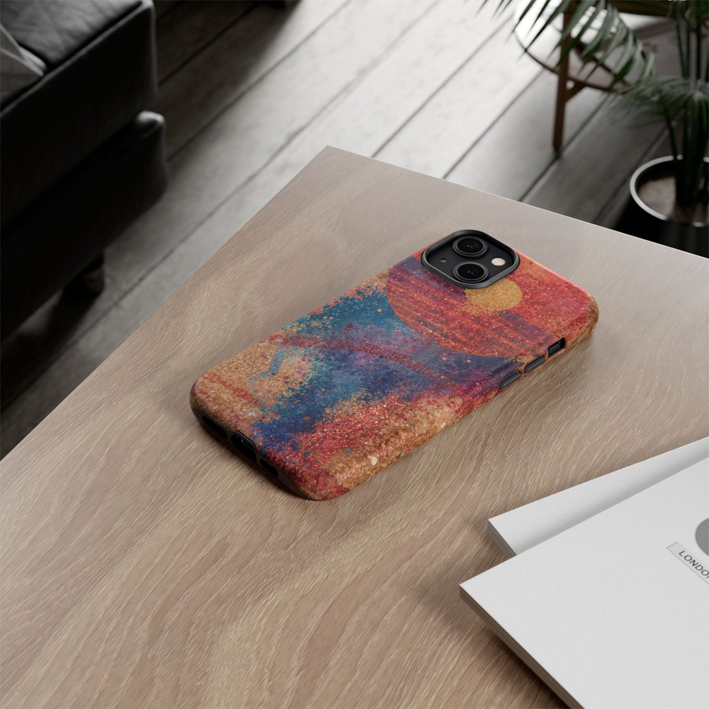 Retro Sunset Tough Phone Case