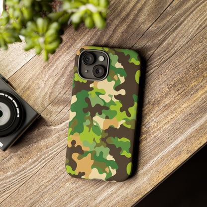Camouflage Tough Phone Case — Military Camo Protective Cover