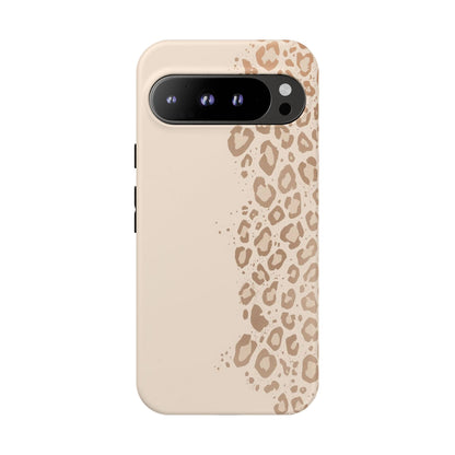 Phone Case – Beige Leopard Print Protective Cover