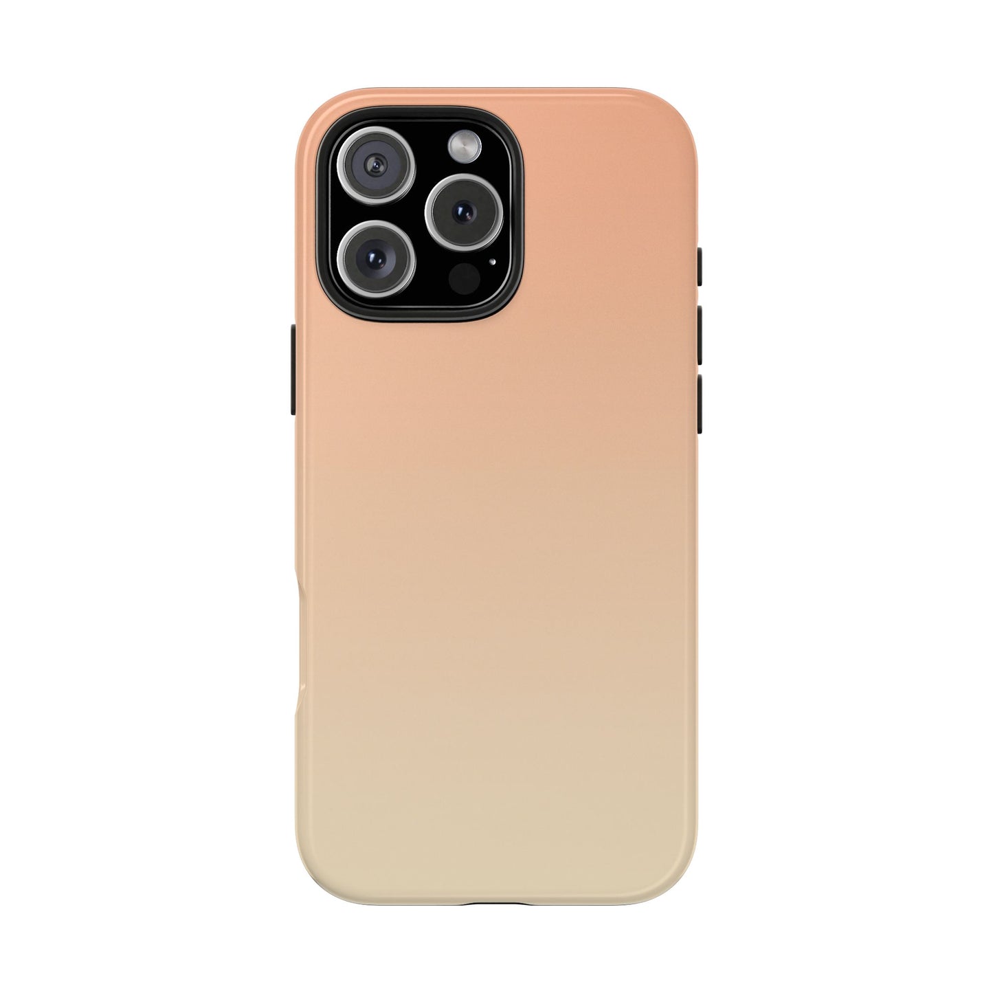 Gradient Tough Phone Case — Peach Ombre Protective Cover
