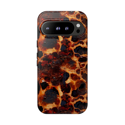 Tortoiseshell Phone Case — Protective iPhone Cover with Classic Amber Pattern