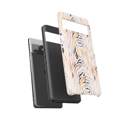 Tough Case — Neutral Watercolor Tiger Stripe Phone Case