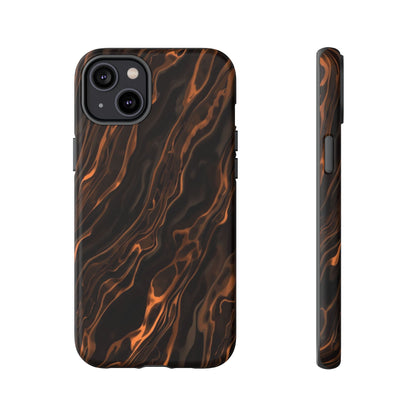 Copper Swirl Phone Case — Tough Protective iPhone Cover
