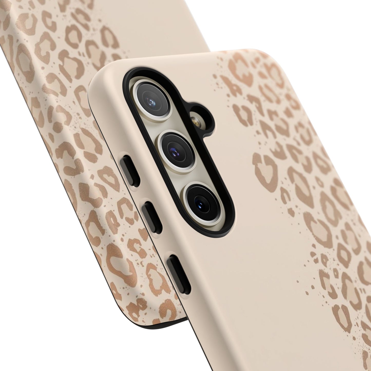 Phone Case – Beige Leopard Print Protective Cover