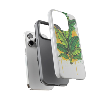 Tropical Banana Leaf Phone Case — Vibrant Green Plant Protector