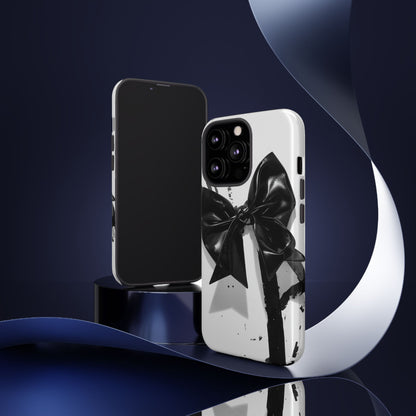 Phone Case — Black Bow Graphic Protective Cover