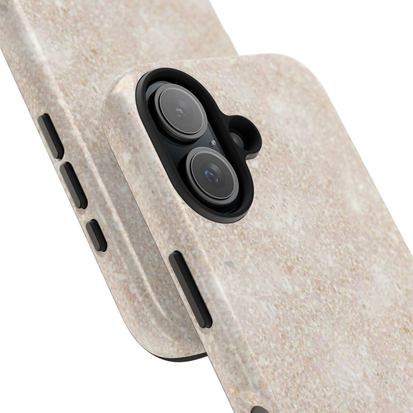Marble Texture Tough Phone Case — Sandstone Protective Phone Cover