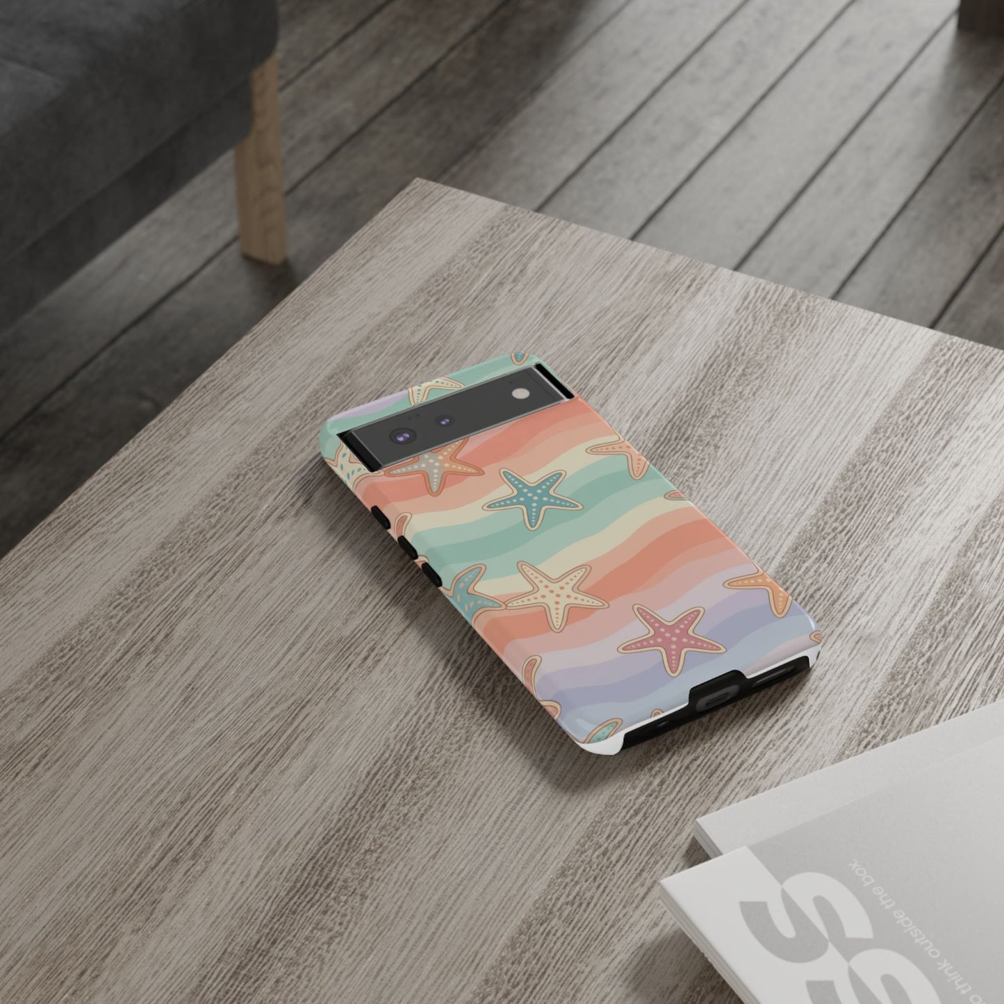 Starfish Wave Tough Phone Case — Pastel Beach Protective Cover