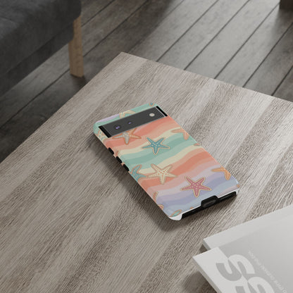 Starfish Wave Tough Phone Case — Pastel Beach Protective Cover