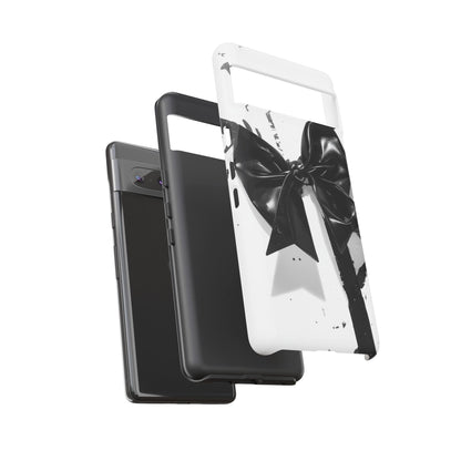 Phone Case — Black Bow Graphic Protective Cover