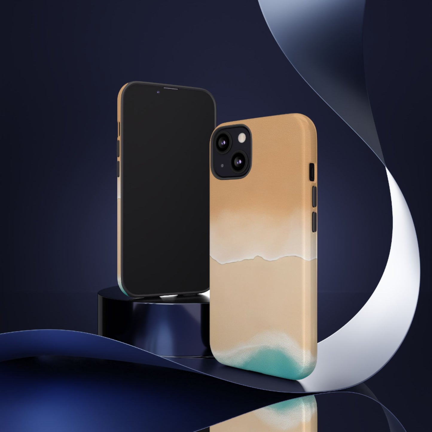 Ocean Shore Tough Phone Case — Beach Wave Protective Cover