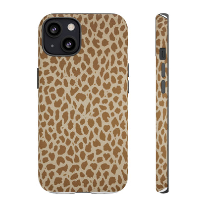Leopard Print Tough Phone Case — Slim Protective Animal Pattern