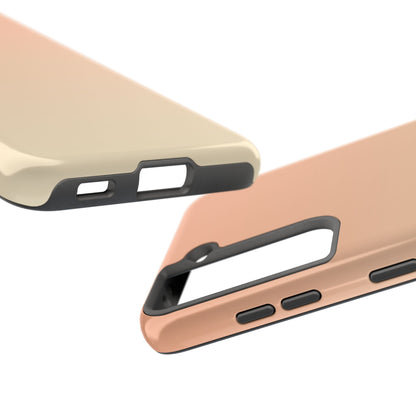 Gradient Tough Phone Case — Peach Ombre Protective Cover