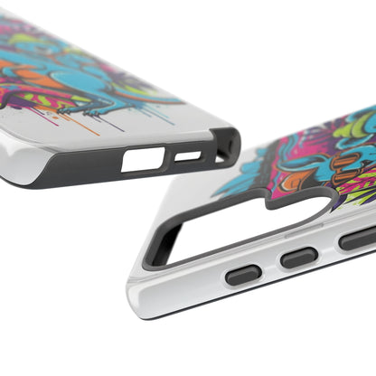 Kangaroo & Koala Surf Phone Case — Retro Neon Beach Art Tough Case