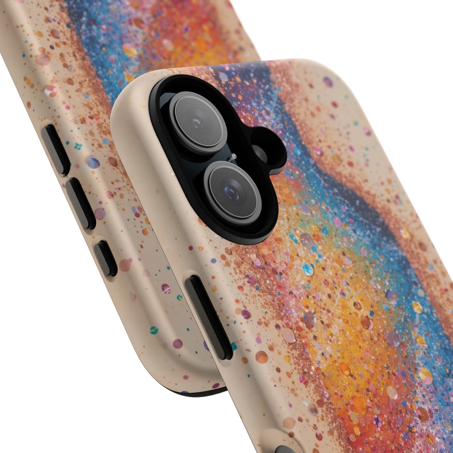 Galaxy Bottle Tough Phone Case — Colorful Nebula Splash iPhone Cover