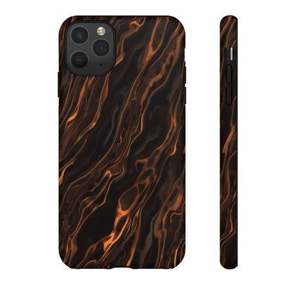 Copper Swirl Phone Case — Tough Protective iPhone Cover