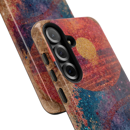 Retro Sunset Tough Phone Case