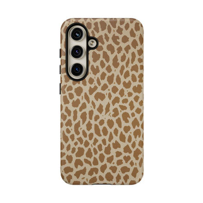 Leopard Print Tough Phone Case — Slim Protective Animal Pattern