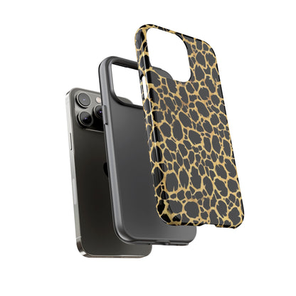 Giraffe Print Tough Phone Case — Durable Leopard-Style Protective Cover