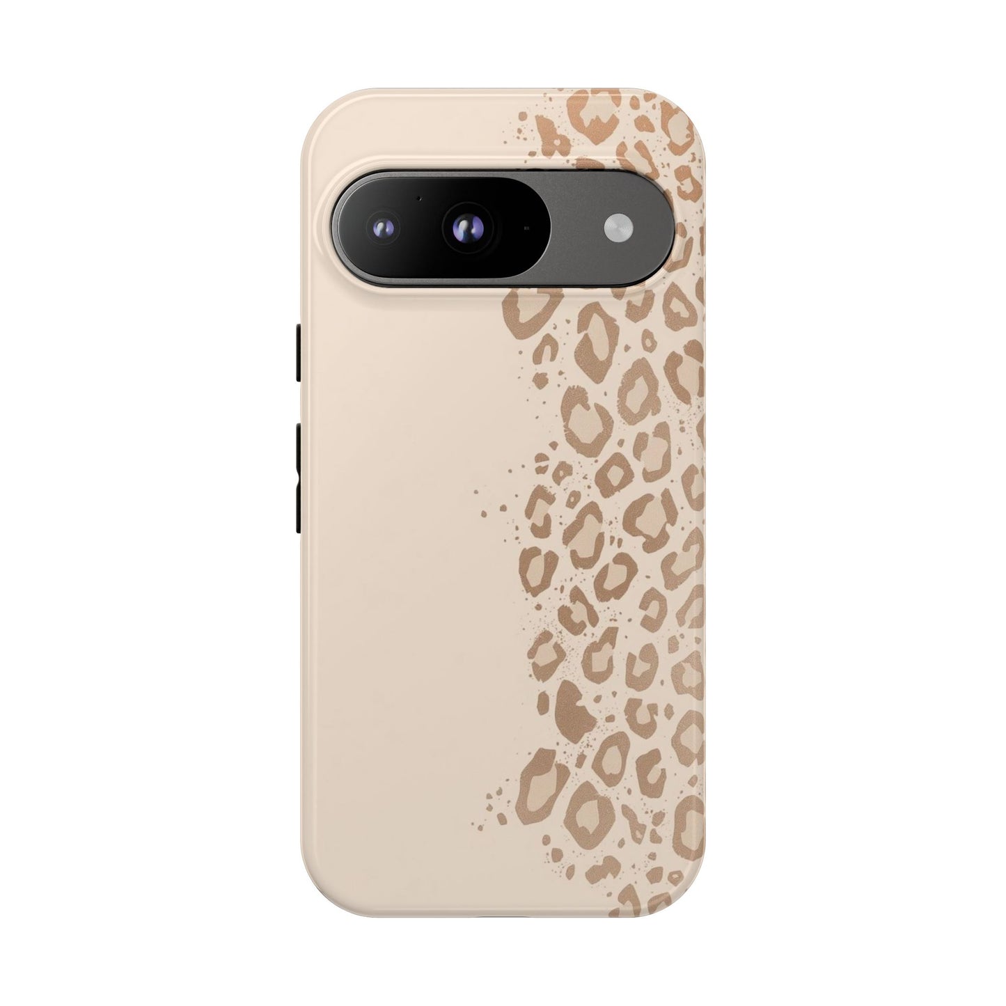 Phone Case – Beige Leopard Print Protective Cover