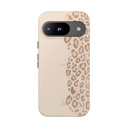 Phone Case – Beige Leopard Print Protective Cover