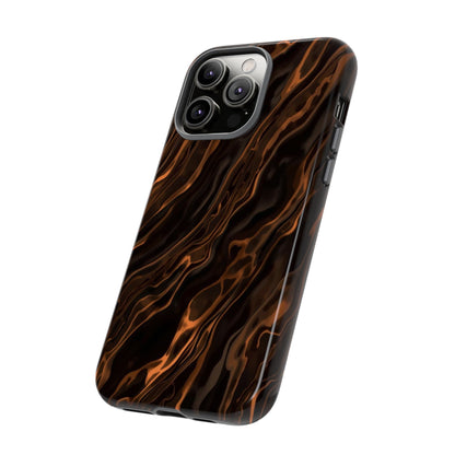 Copper Swirl Phone Case — Tough Protective iPhone Cover