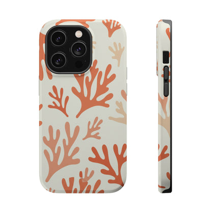 Coral Reef Magnetic Impact Phone Case — Protective MagSafe-Compatible Design
