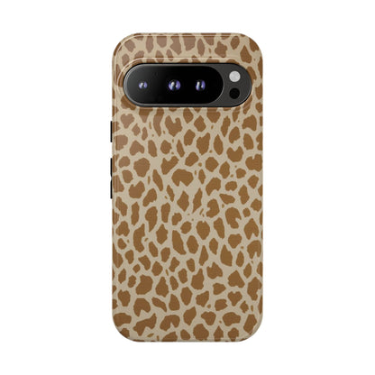 Leopard Print Tough Phone Case — Slim Protective Animal Pattern