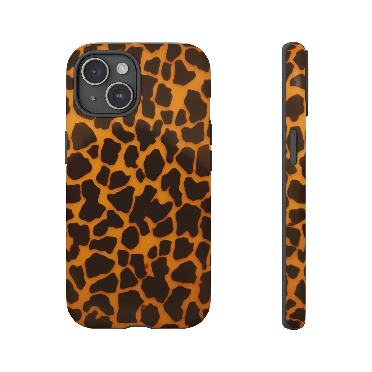 Leopard Print Tough Phone Case — Slim Protective iPhone Cover