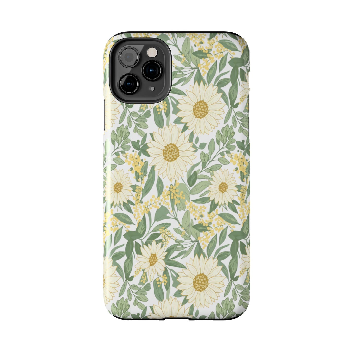Daisy Meadow Tough Phone Case — Floral Protective Phone Cover