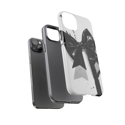 Phone Case — Black Bow Graphic Protective Cover